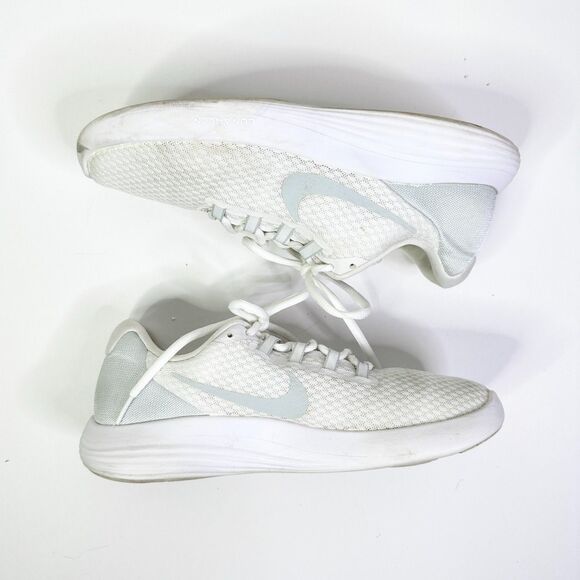 Nike LunarConverge Sneaker Women 9 White Trainers Shoes Running Athleisure - Picture 2 of 6